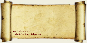 Velislava Balzamović vizit kartica